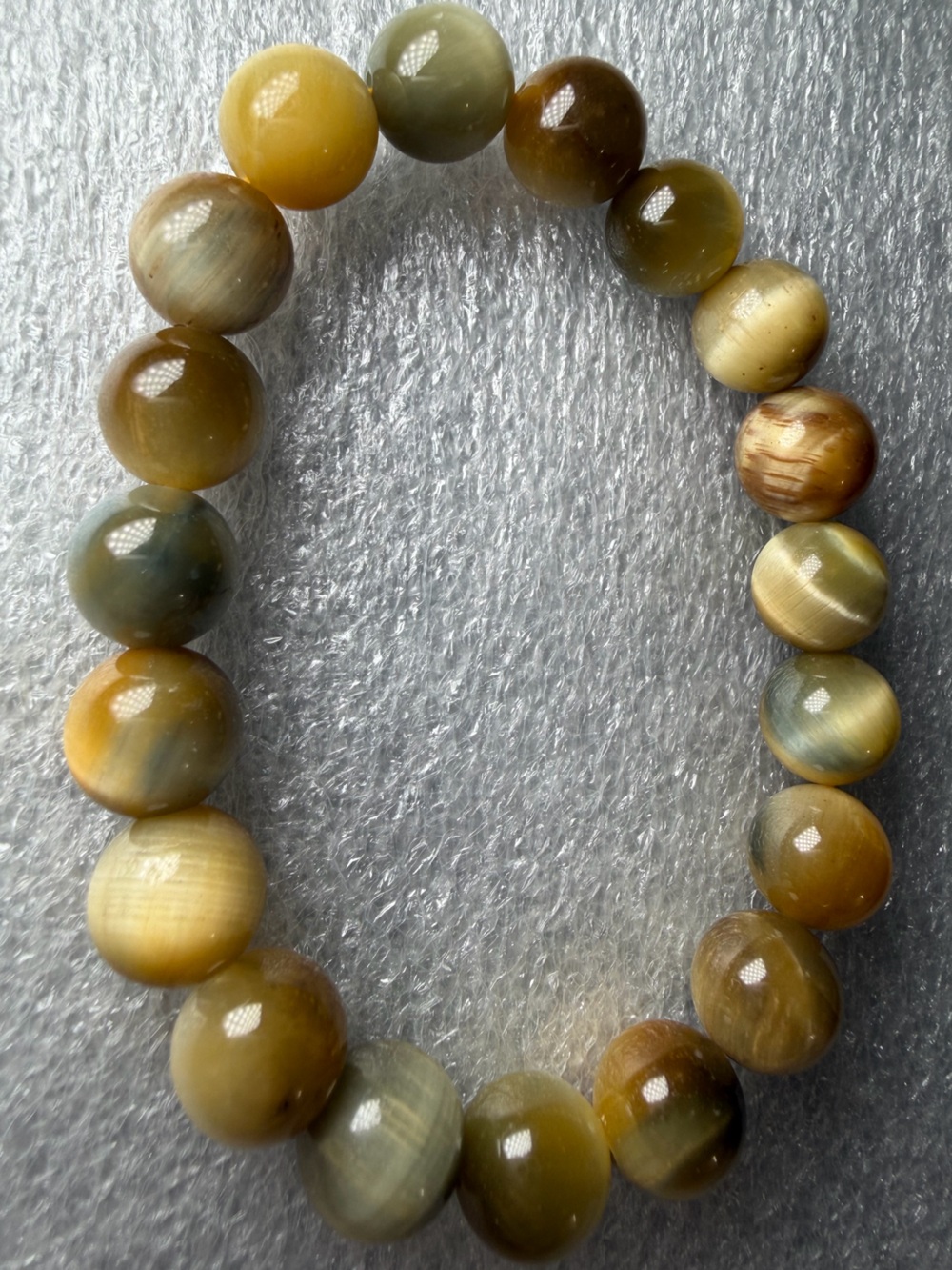10MM Golden Tiger’s Eye Natural Crystal Bracelet